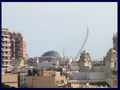 Views from Torres de Serranos 26 - City of Arts and Sciences and Old Town